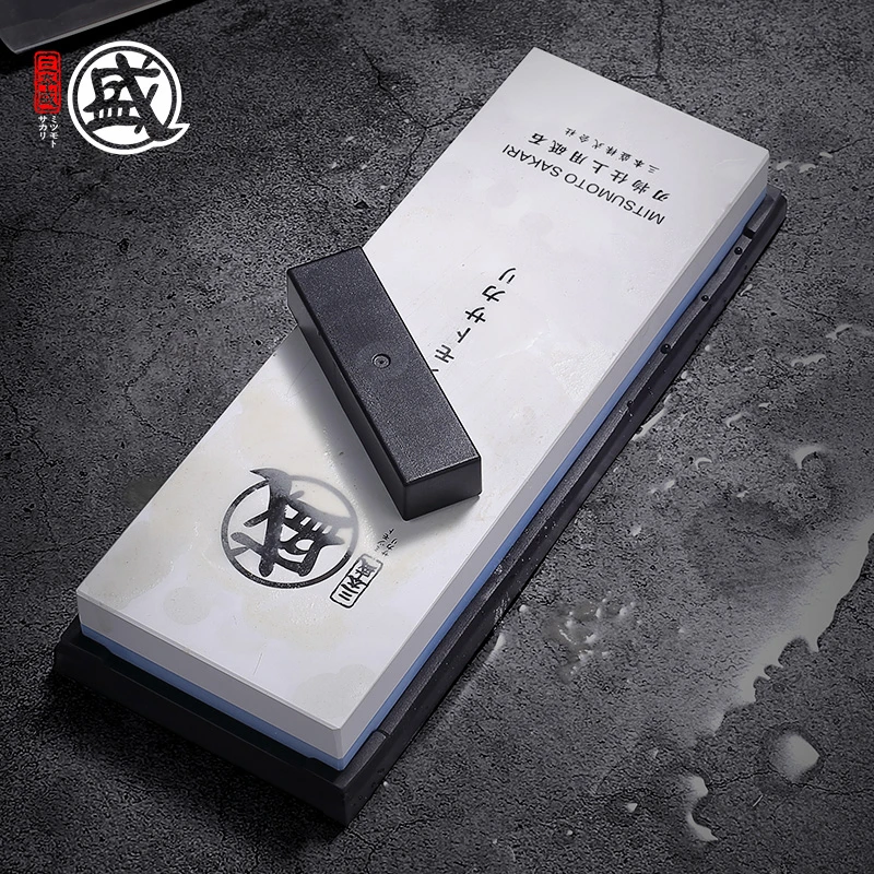 菜刀双面磨刀石高精度日式双面便易转换防滑磨刀专用器