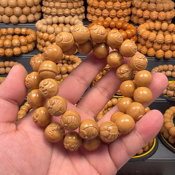 猴头核桃手串青****衰机器猫+宝宝蛇