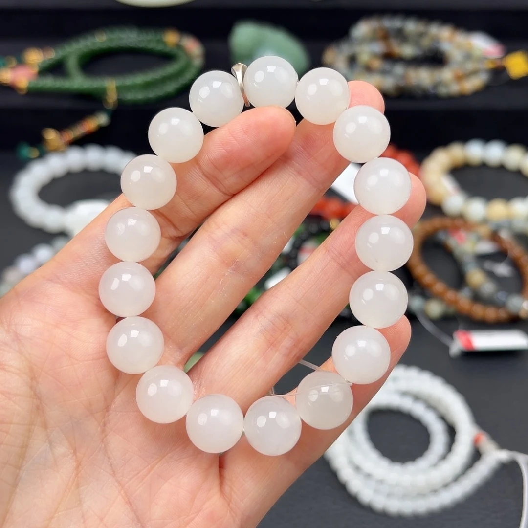 和田玉未镶嵌手链