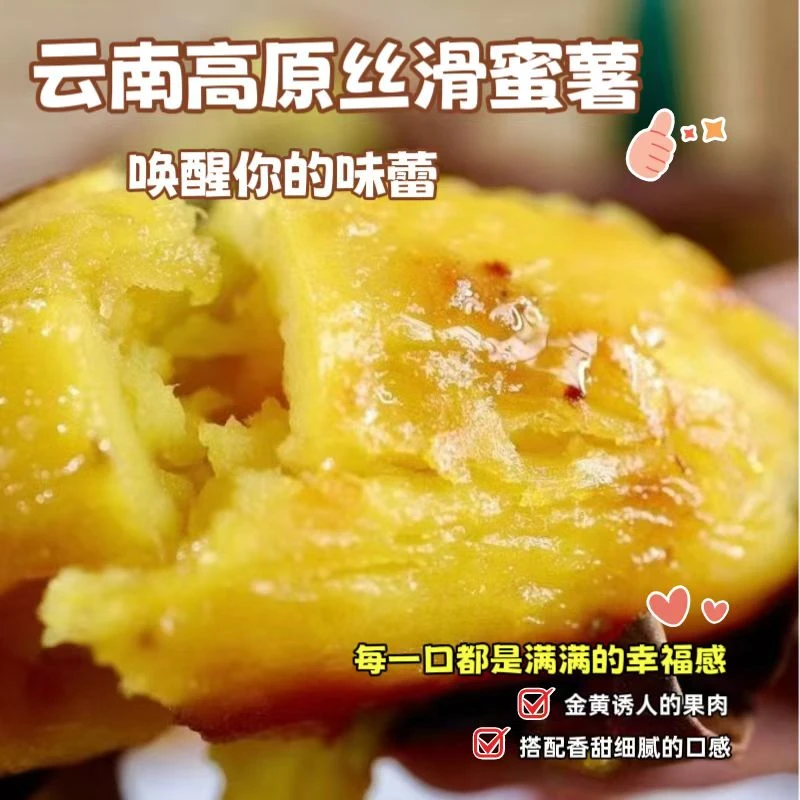 【正宗云南榴莲蜜薯】中果新鲜现挖现发香甜软糯丝滑健康辅食包邮