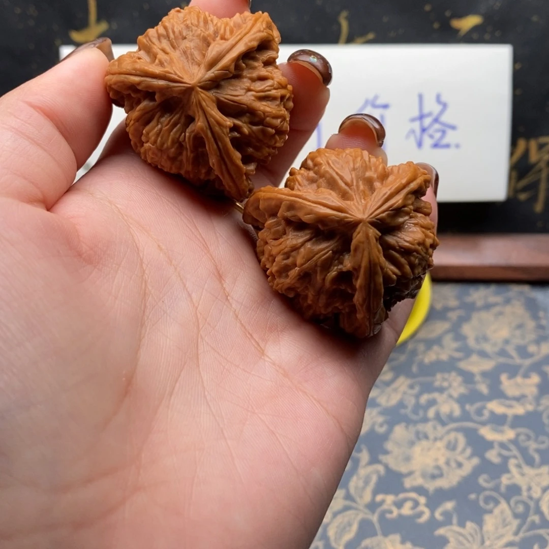 吊坠文玩核桃杨**6白狮子