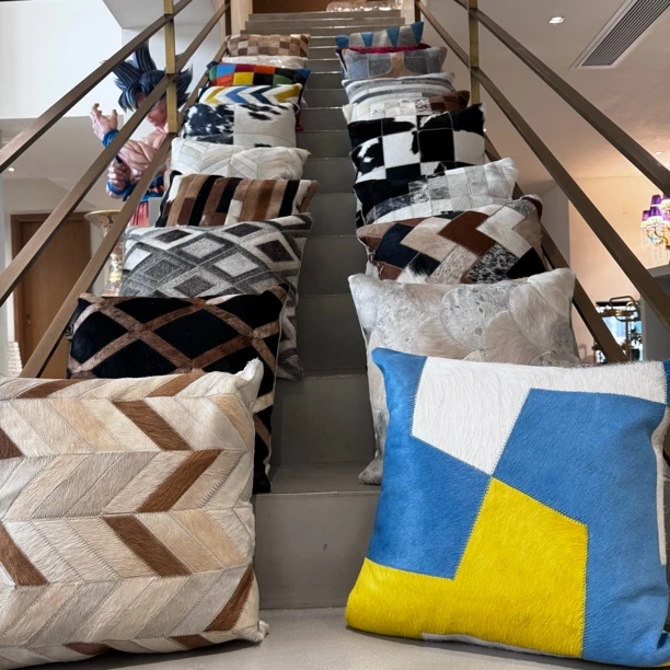 【Benny专场】美式轻奢拼接抱枕沙发靠背垫简约客厅沙发靠垫