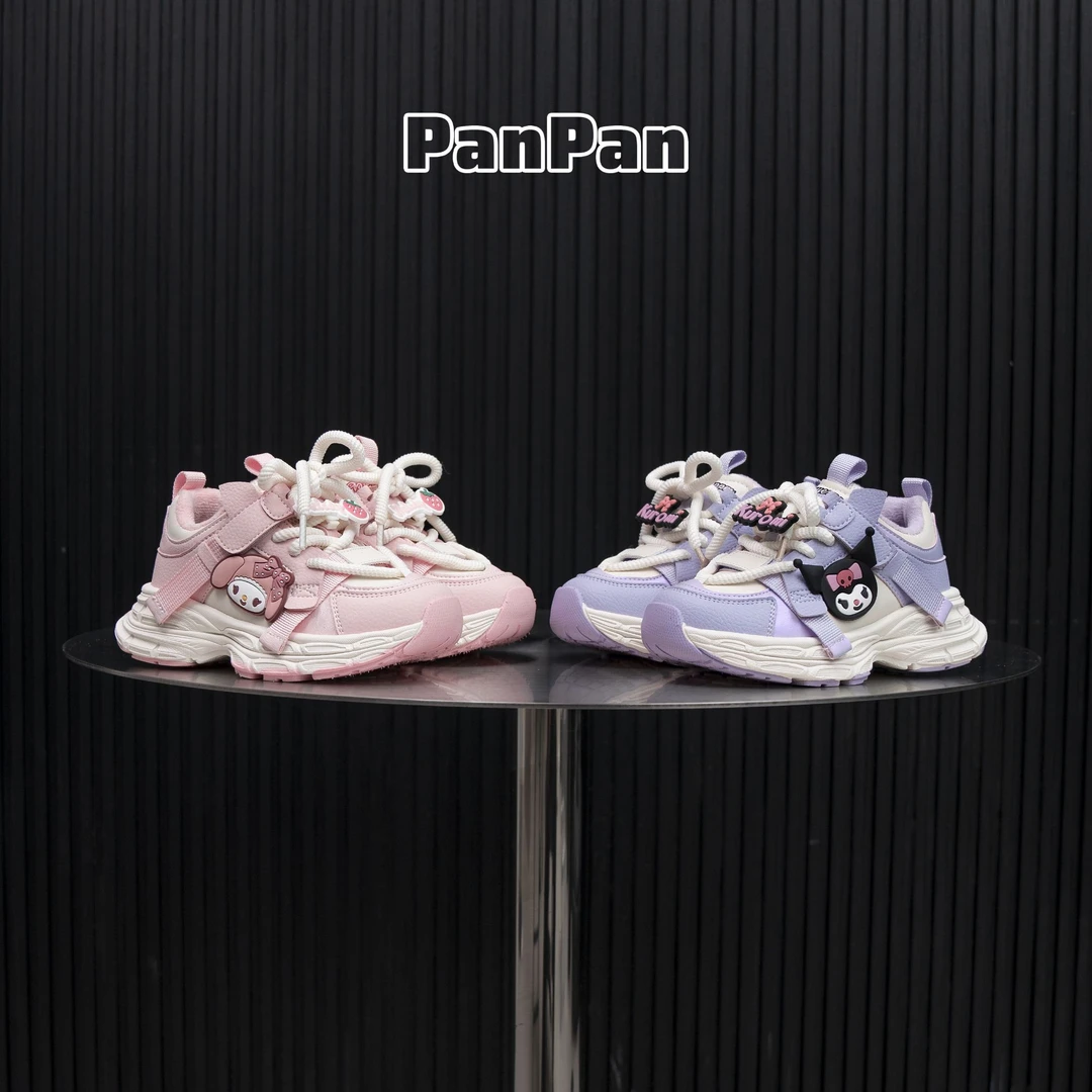 特价！【630三丽鸥】（单里26-37码）甜酷风的2024冬季新款老爹鞋