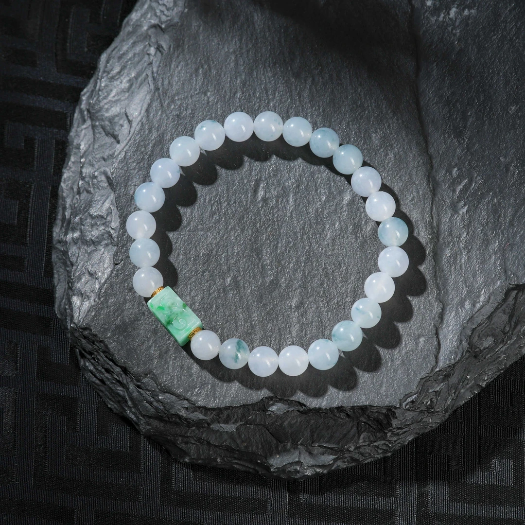 『博姐臻选』·翡翠18K金精品手串约6mm+*S6531