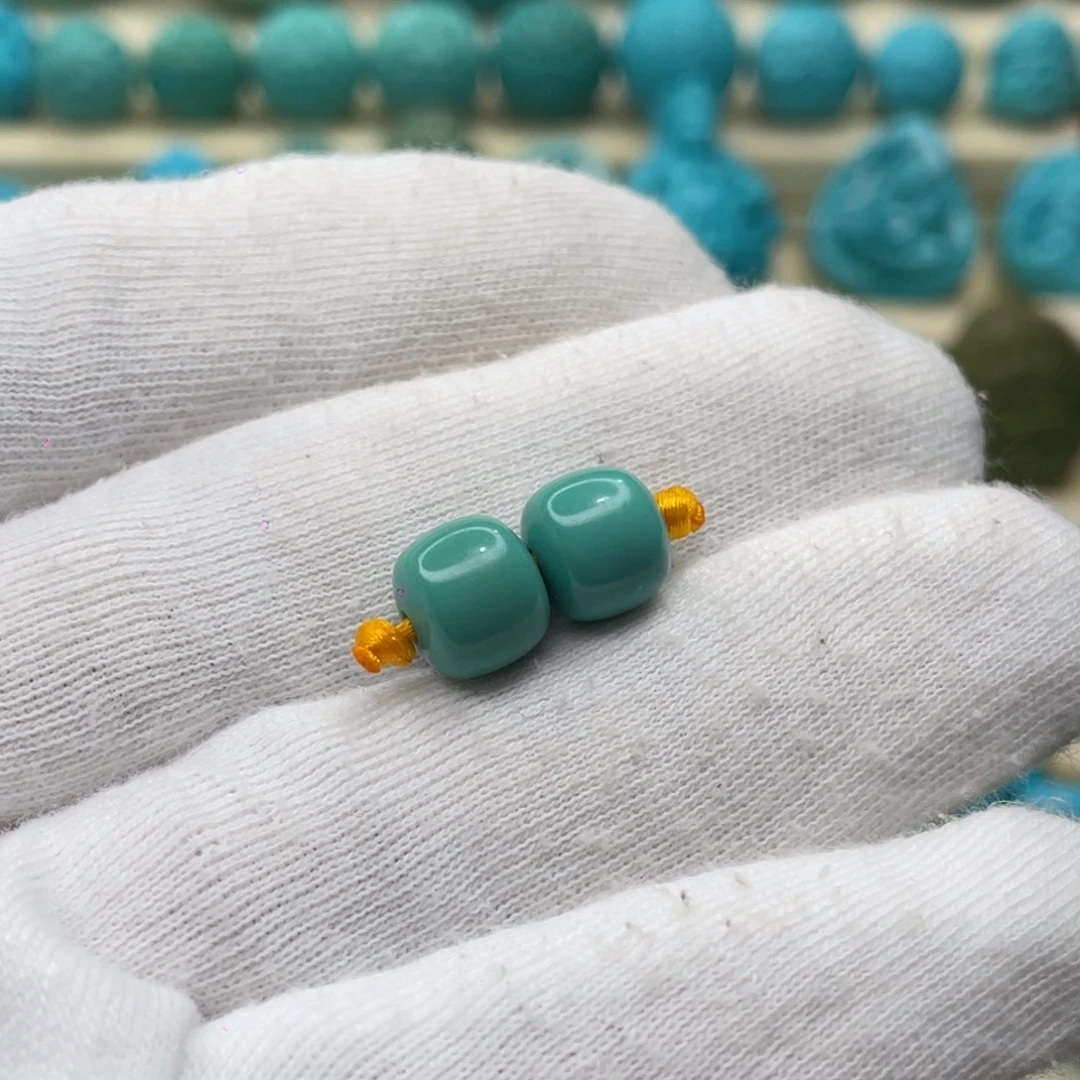 绿松石未镶嵌颈饰卡8.8