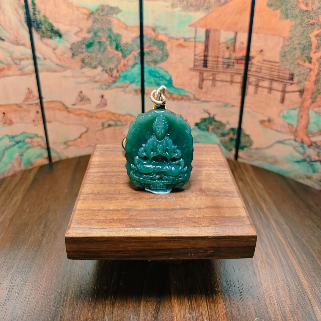 M和田玉观音吊坠0280