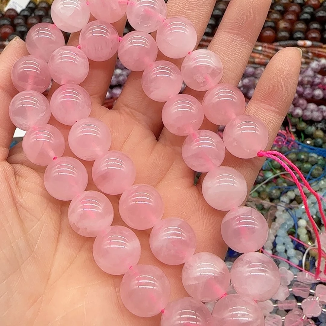 玛瑙/玉髓合金珠宝半成品马粉12mm一条