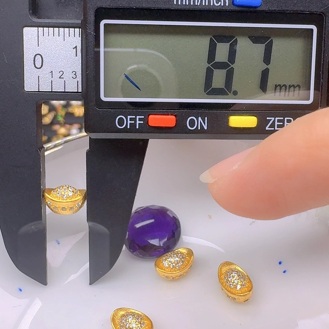 银S925镶嵌紫晶颈饰紫水晶925镶嵌167