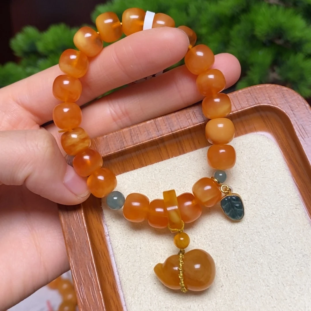 【闪购商品】未镶嵌蜜蜡手链手串