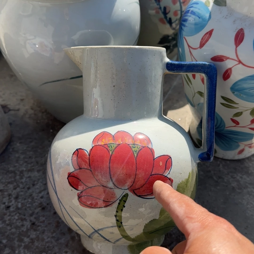 陶瓷微瑕景德镇手工花器