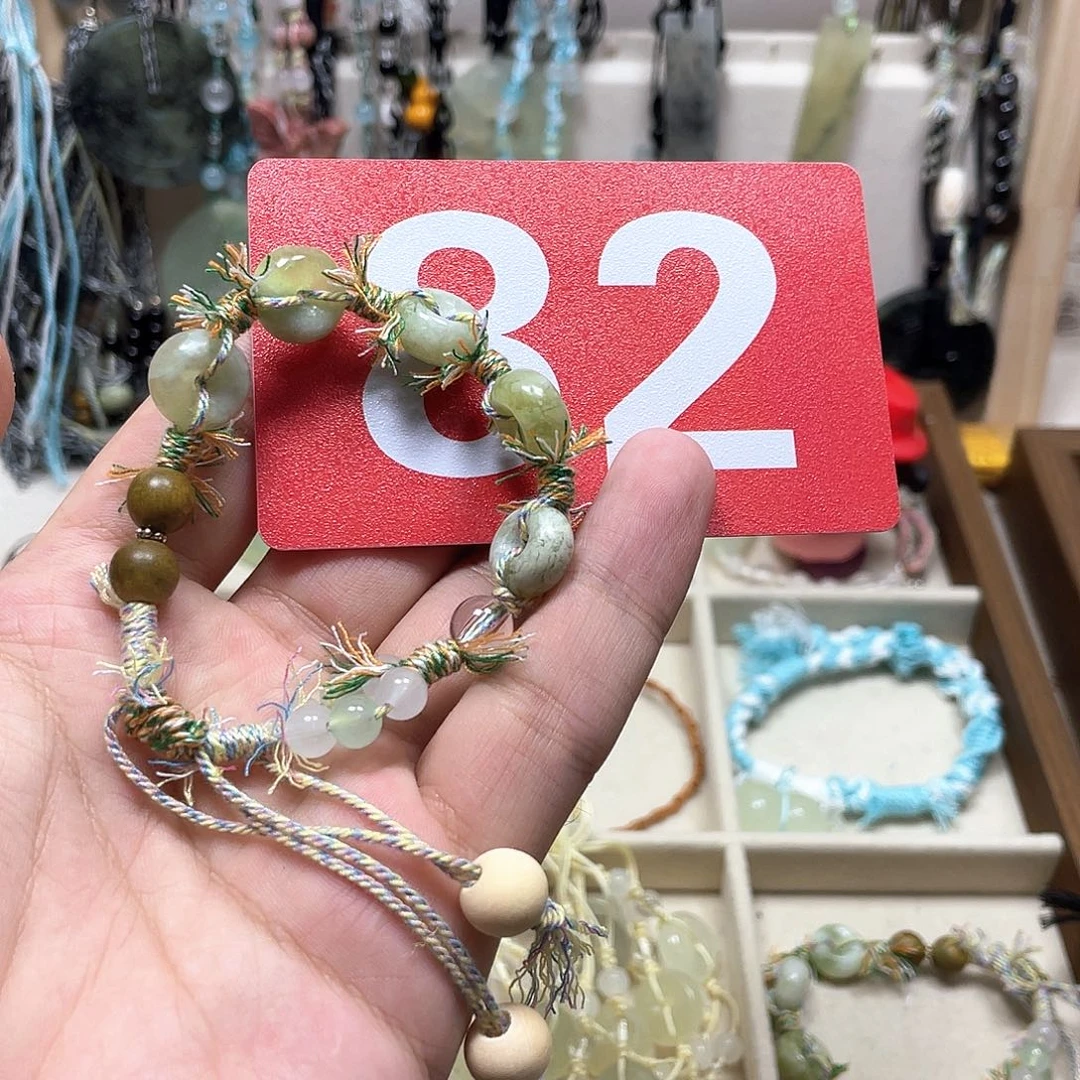 *****蛇纹石玉合金颈饰