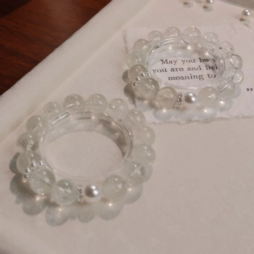 绿阿塞绿水晶手串手链 颜色微差多样性发其一F717