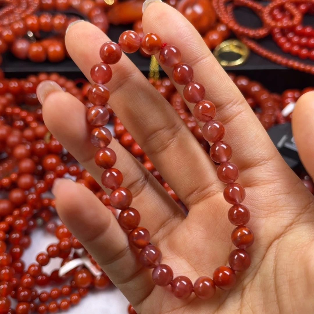 未镶嵌手链南红玛瑙