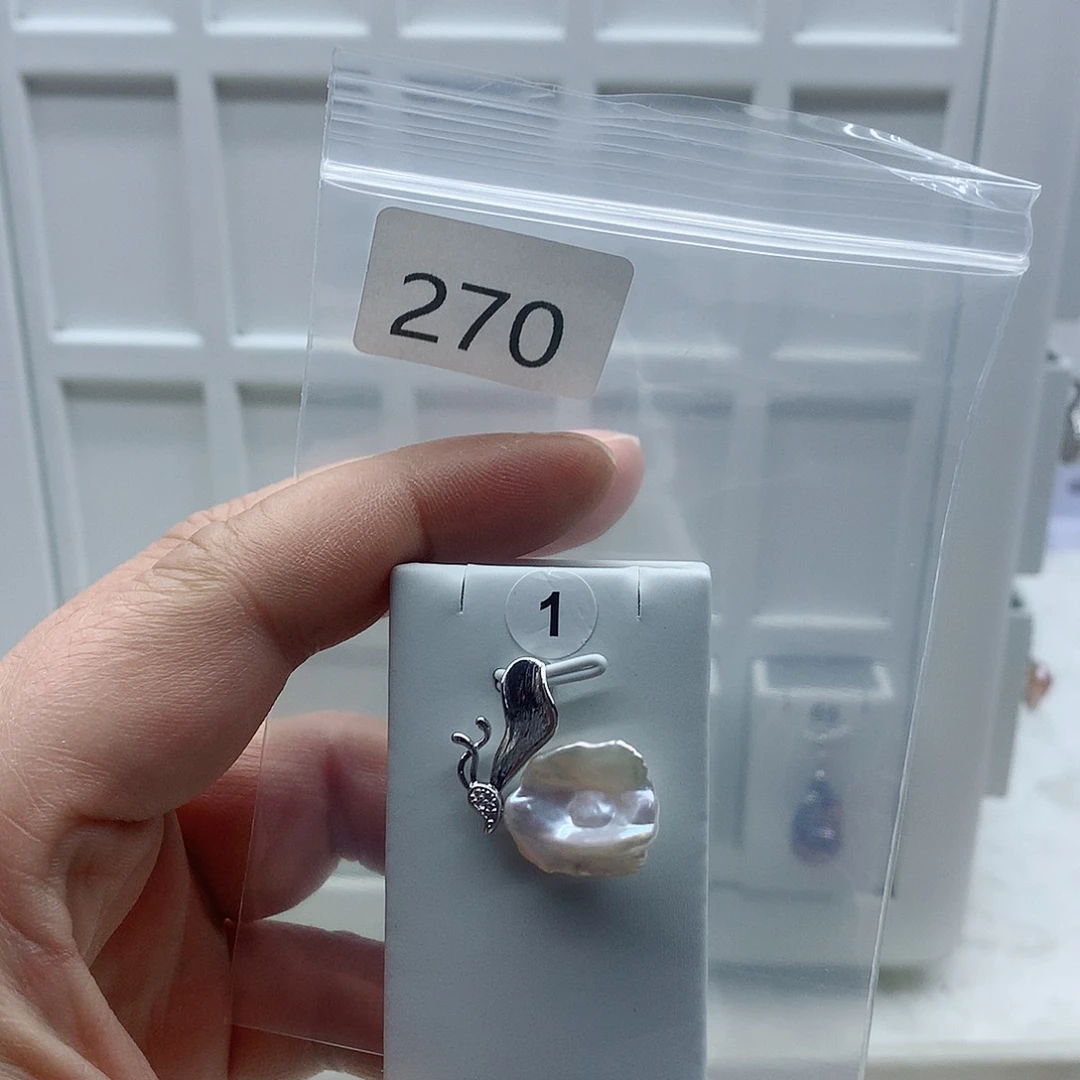 淡水珍珠吊坠(不含链)合金