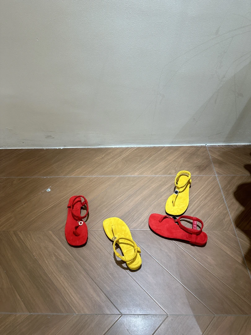 【BayaLi】2025春夏季新品一字凉鞋