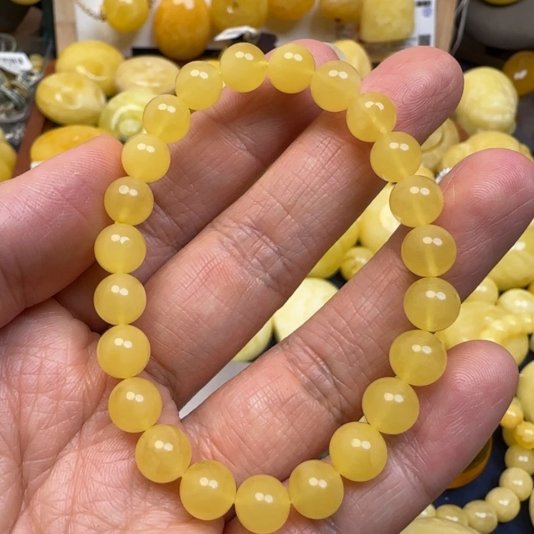 蜜蜡未镶嵌颈饰天然蜜蜡