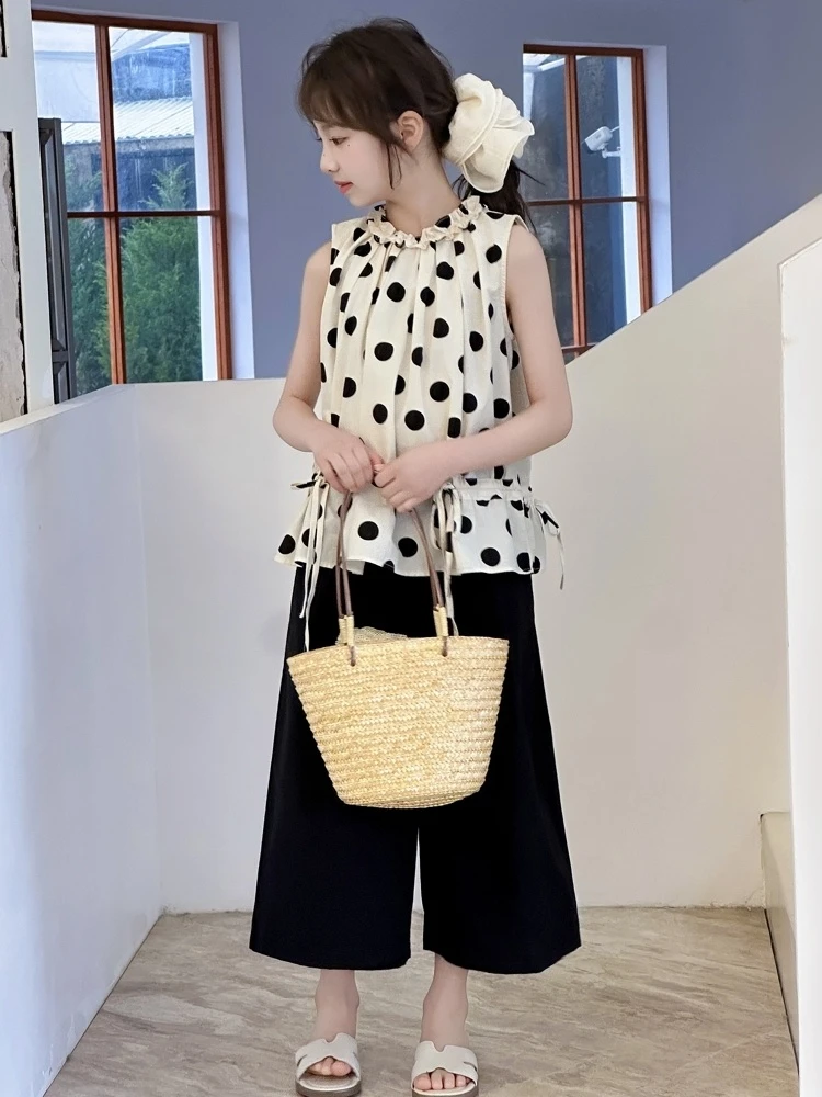 童小乖CS&CS8160圆点时尚套装