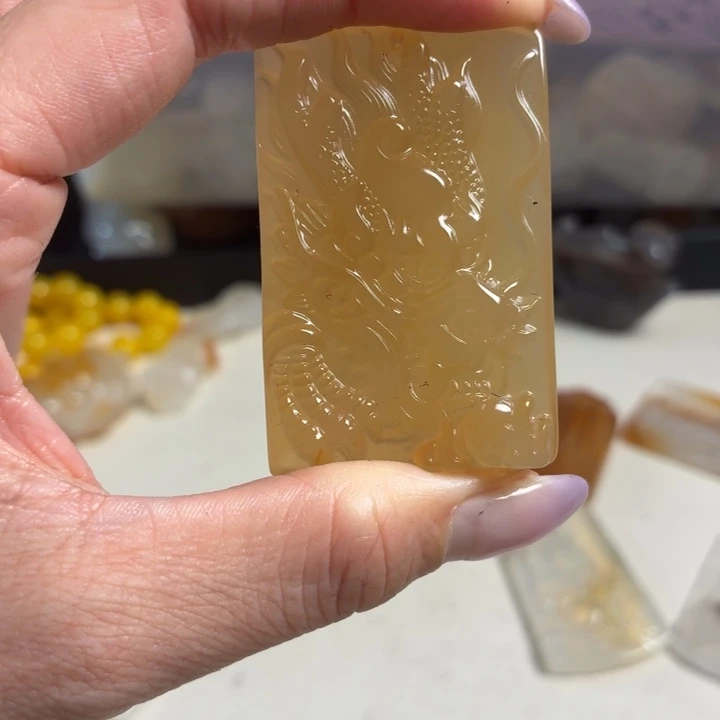 玛瑙/玉髓未镶嵌吊坠(不含链)