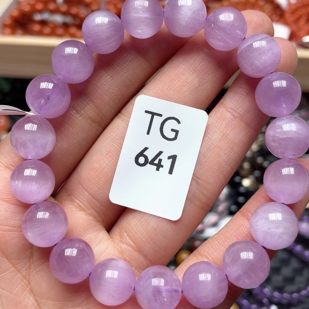 锂辉石手串未镶嵌手串