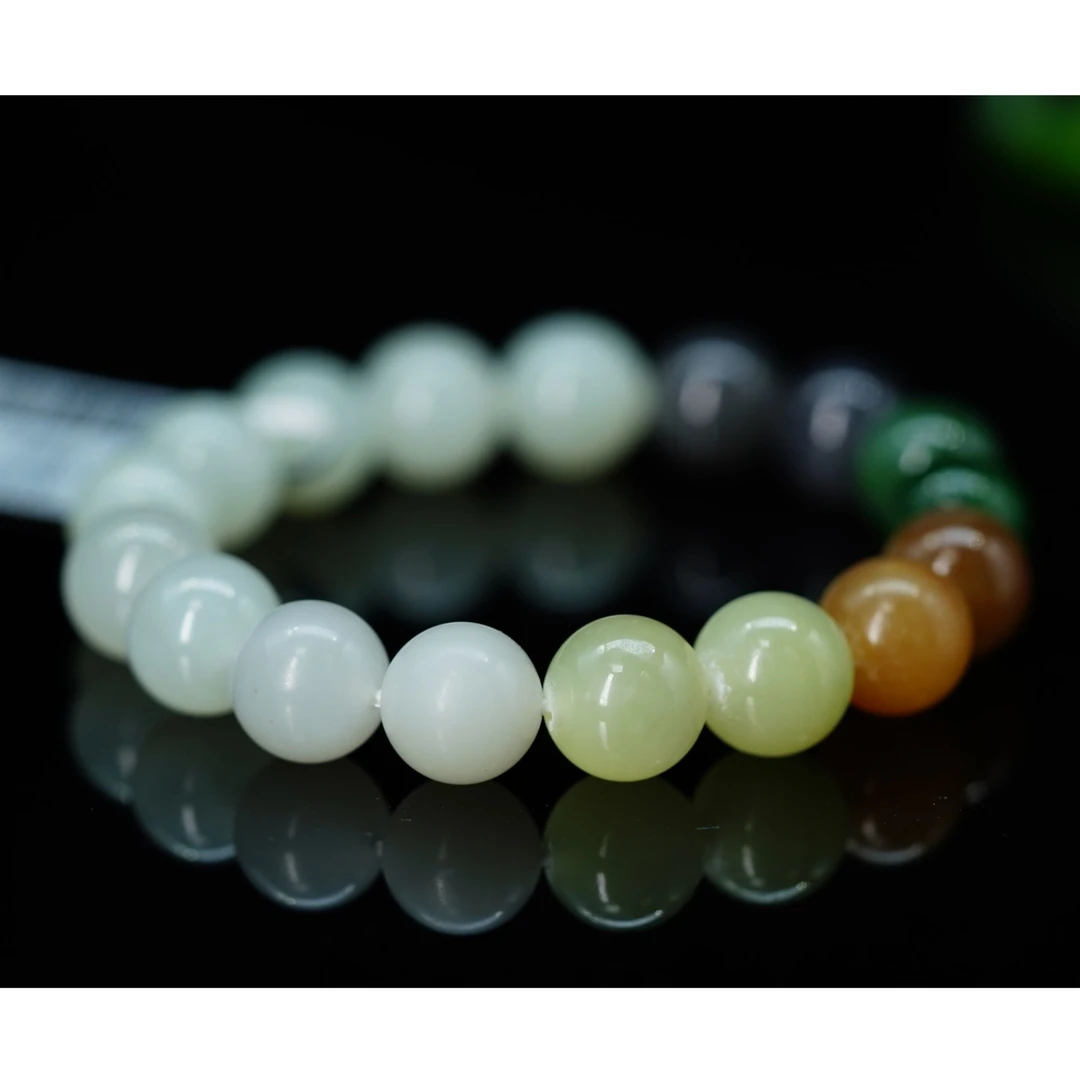 10和田玉多宝手串/800033保利厦门拍卖