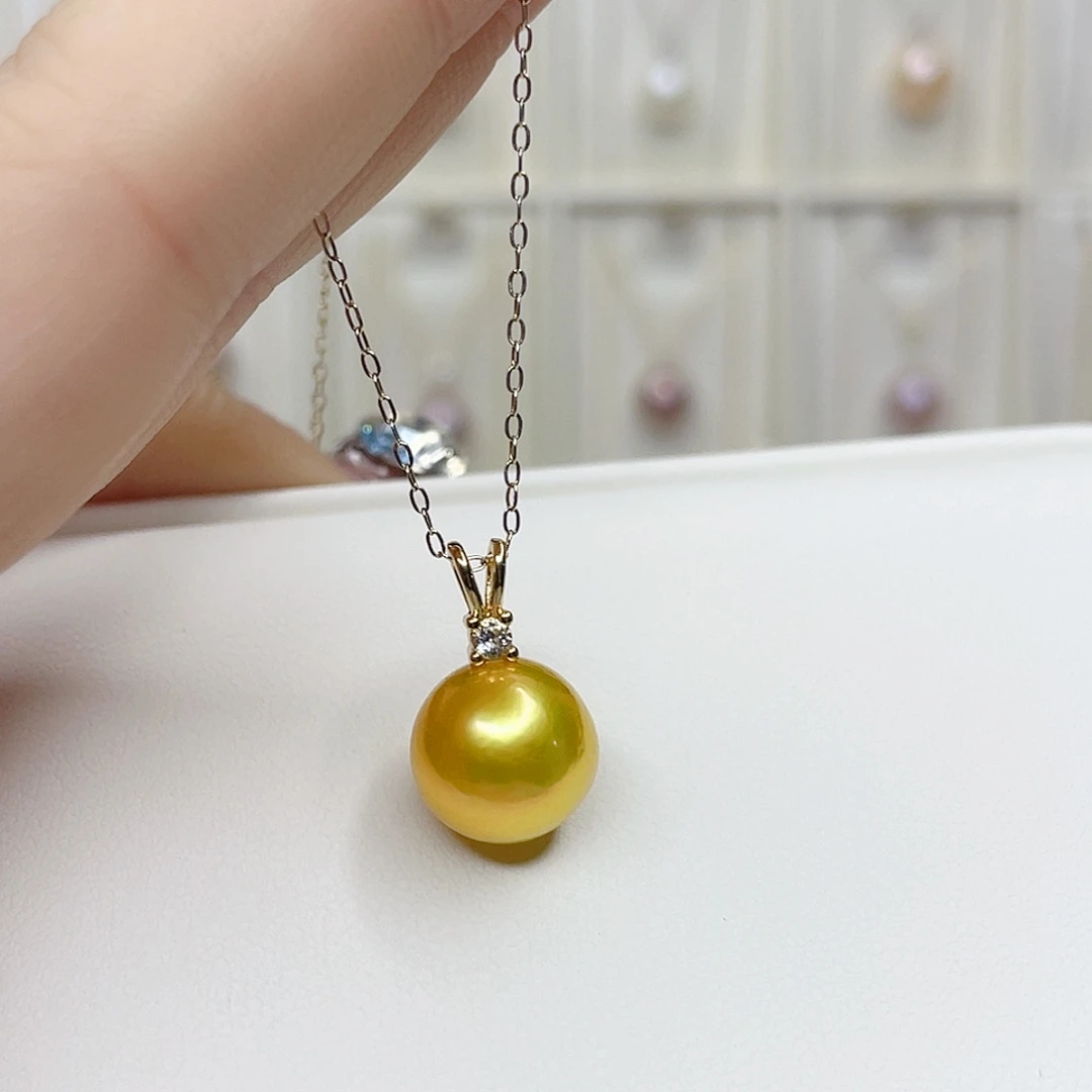 淡水珍珠吊坠(赠链)合金