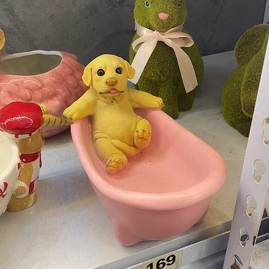 摆件仰*陶瓷微瑕摆件