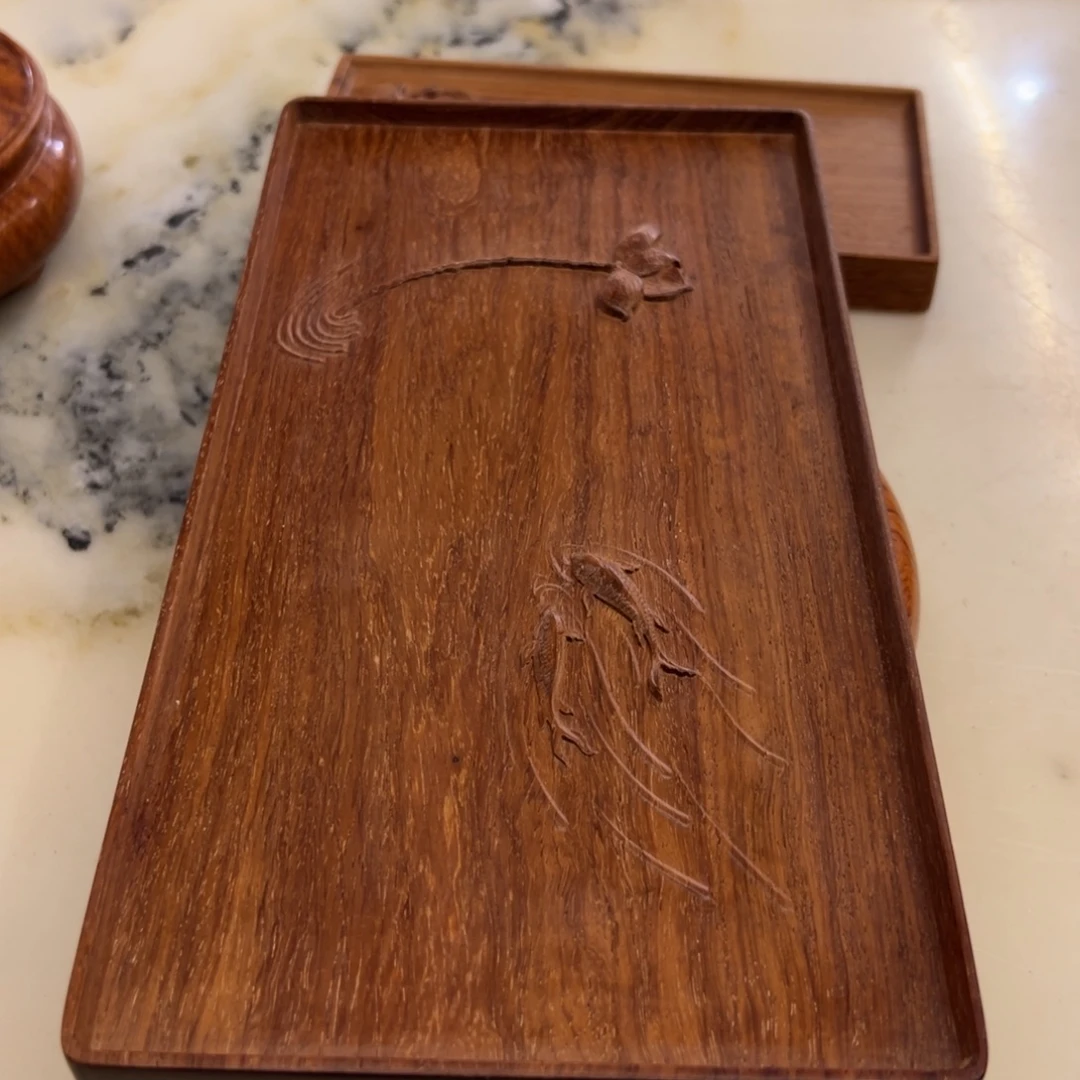 花梨木类端景台茶托