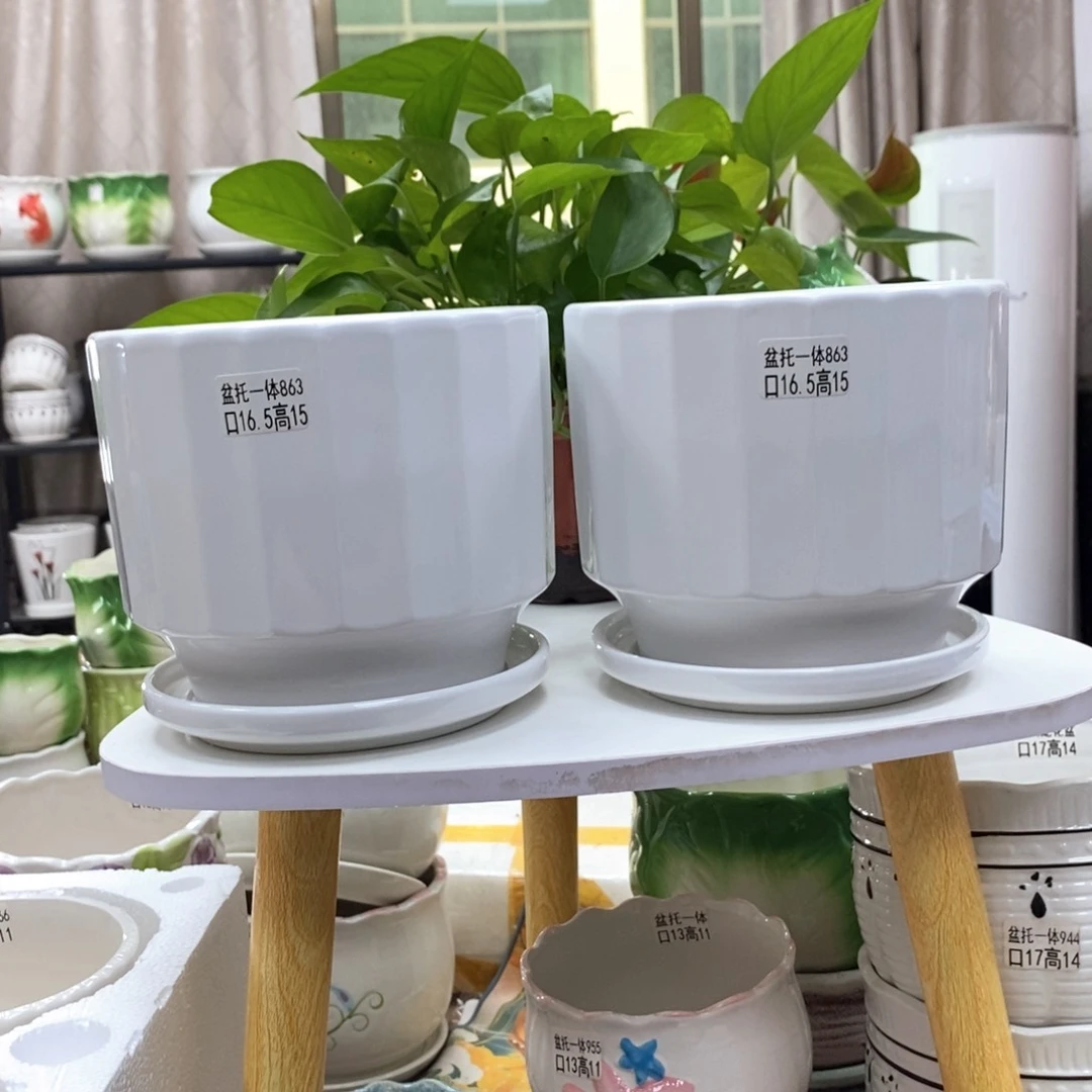 @夏西陶瓷花盆@@5863