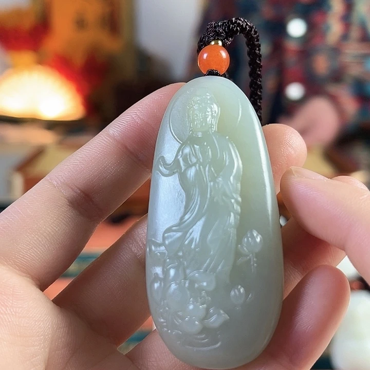 和田玉颈饰未镶嵌