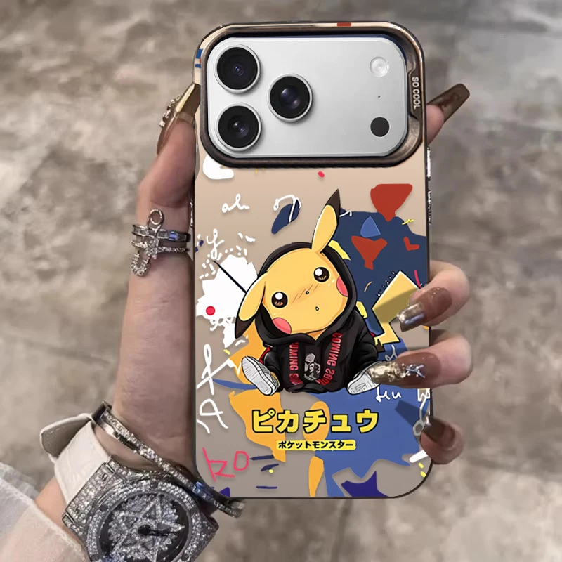 适用苹果17promax手机壳iPhone16硅胶15plus保护套14新款13皮卡丘