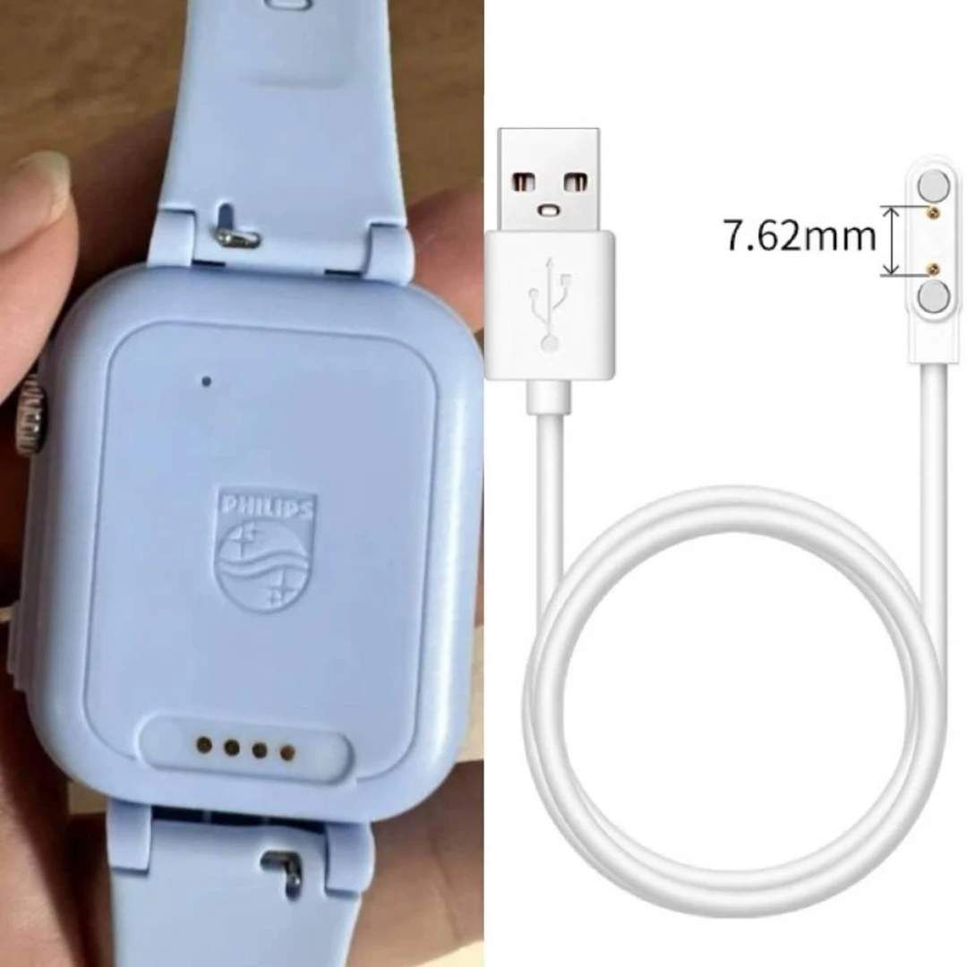 适用PHILIPS飞利浦Q2W2218Q1W2215儿童电话手表磁吸原装充电器线