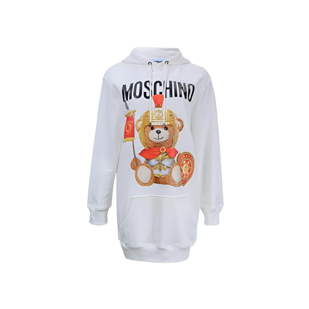 全新未使用 MOSCHINO 将军小熊连帽卫衣