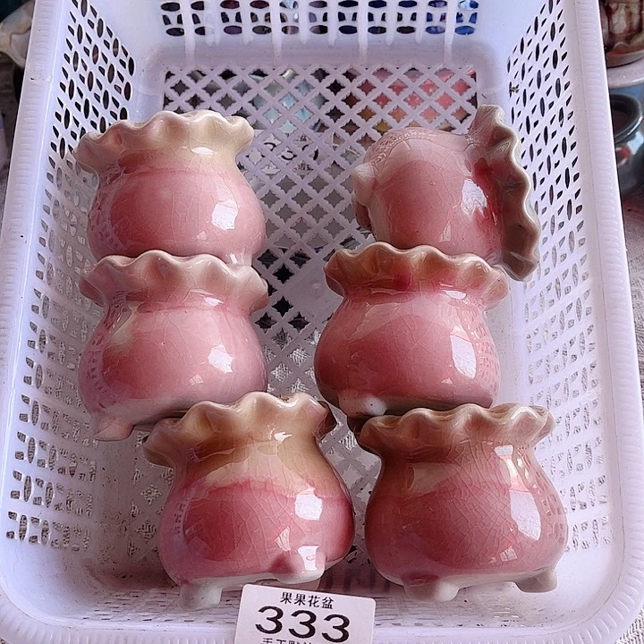 红陶陶瓷多肉花盆333