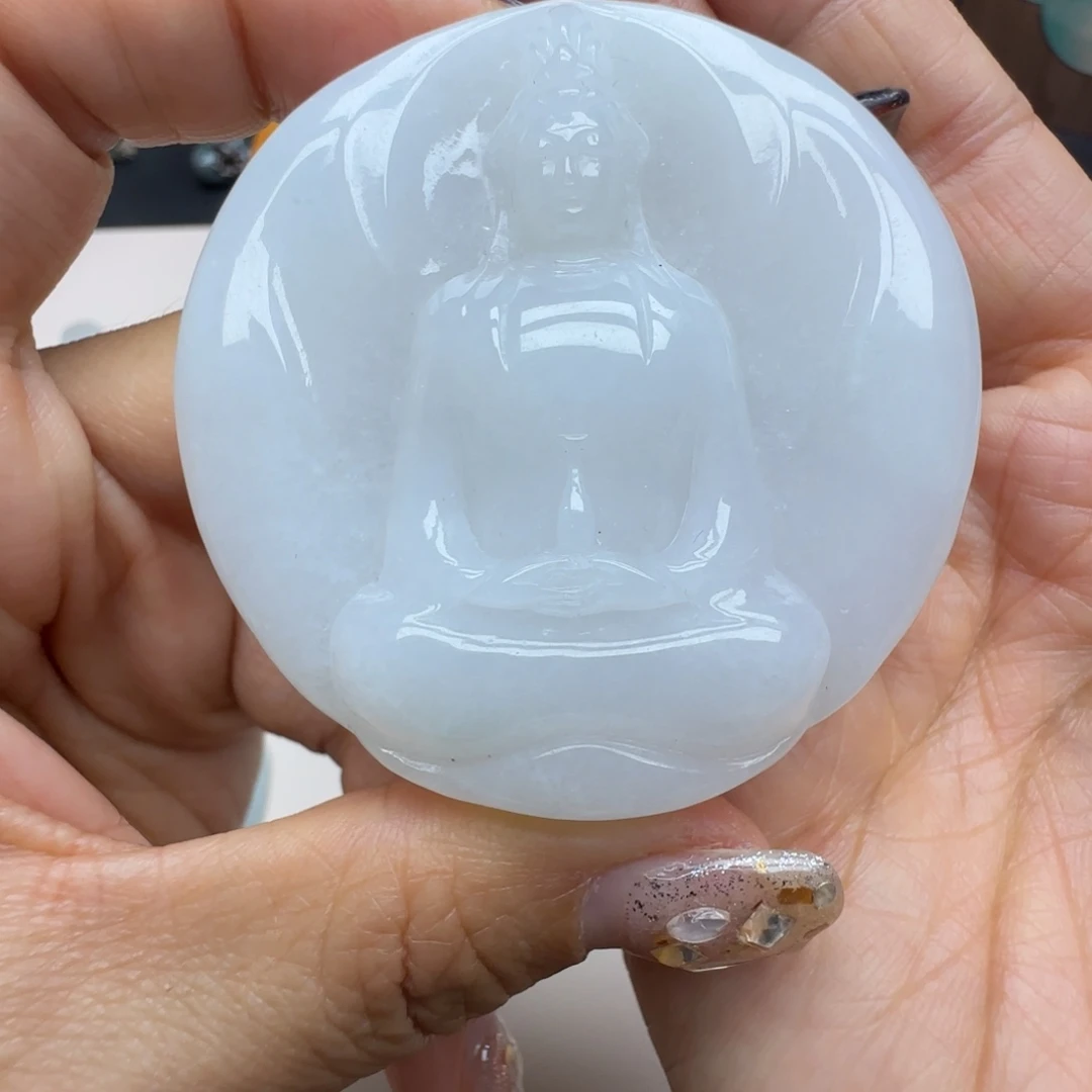 翡翠未镶嵌颈饰素衣