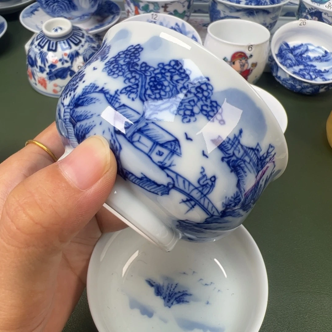 景德镇纯手工纯手绘茶具木木15
