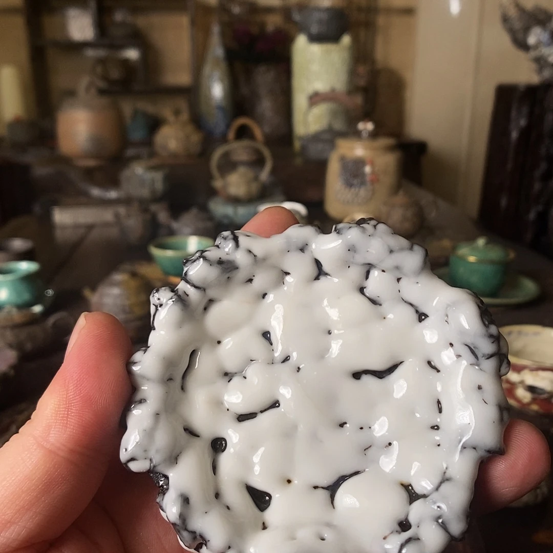 手工制作柴烧茶具