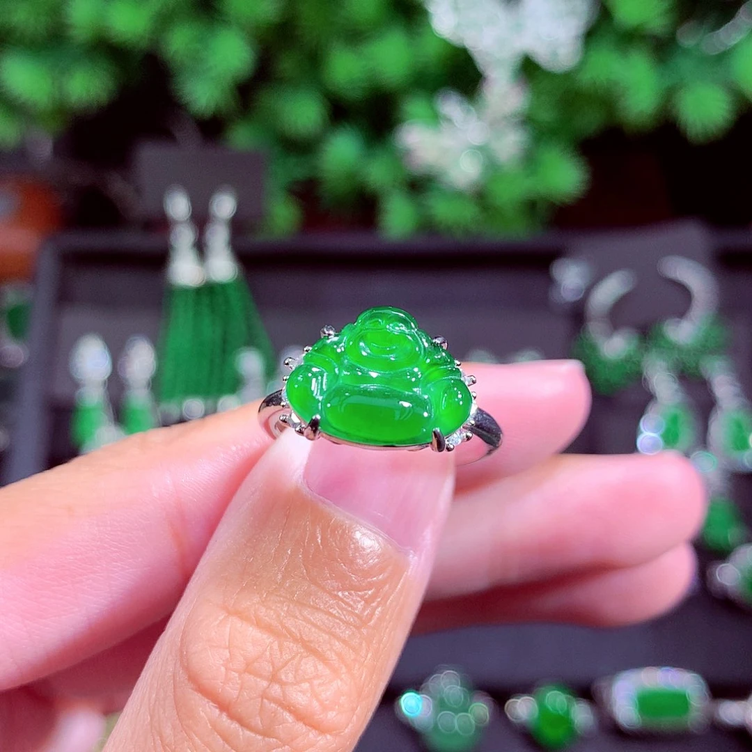 颈饰未镶嵌翡翠天然