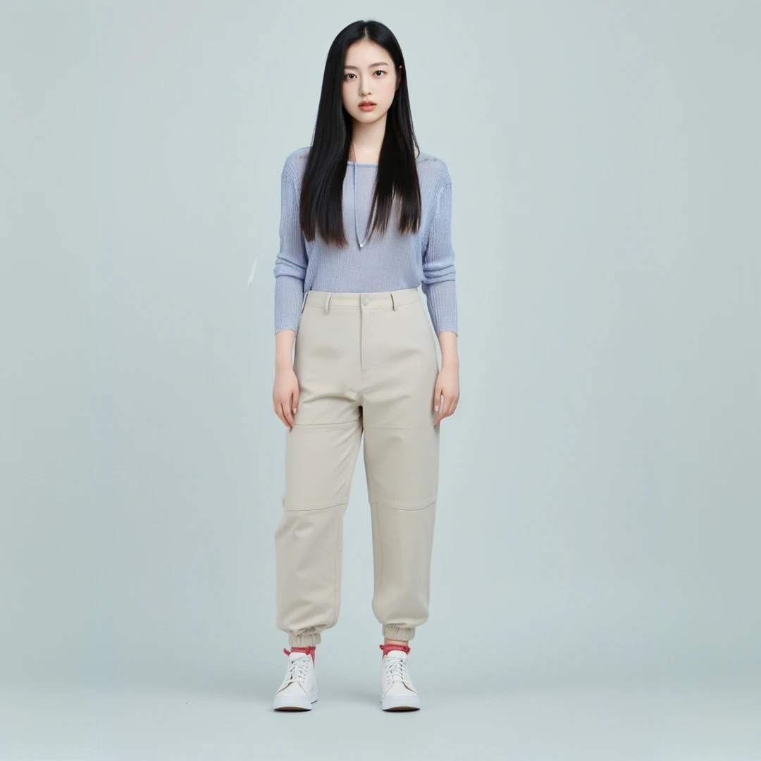 伊娜芙韩版时尚针织衫8897