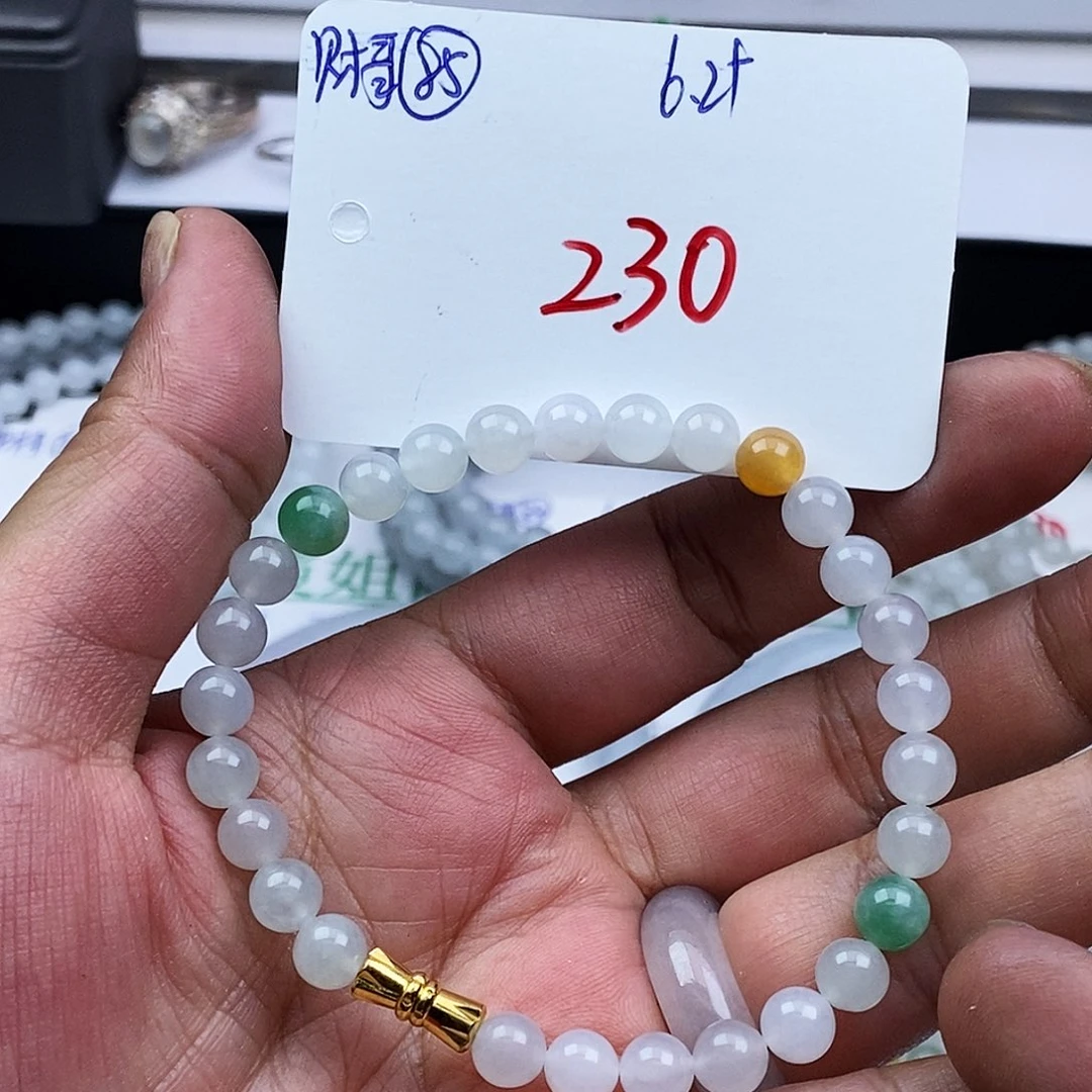 未镶嵌手串翡翠天然翡翠Ａ货