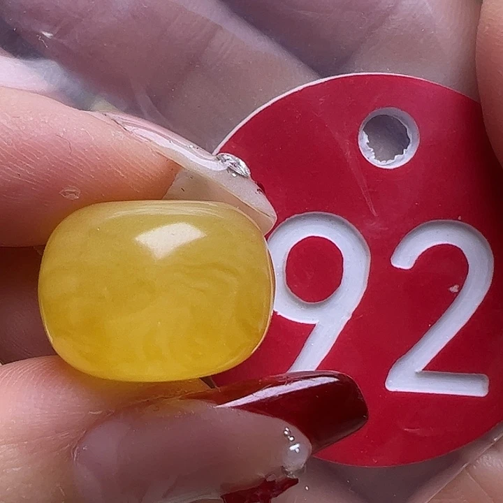 蜜蜡未镶嵌珠宝奇石L*17mm墩子