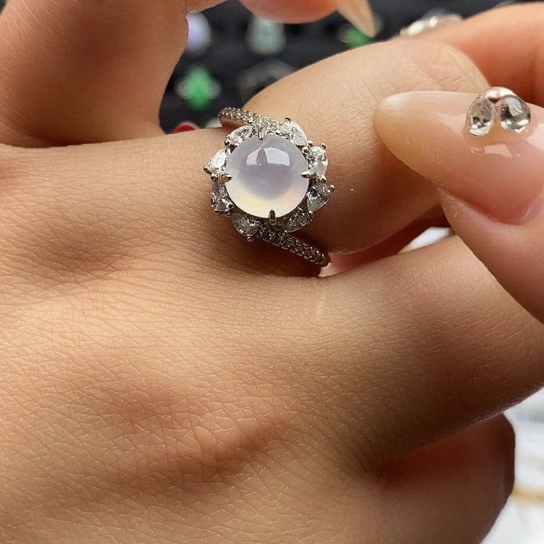 翡翠未镶嵌戒指翡翠