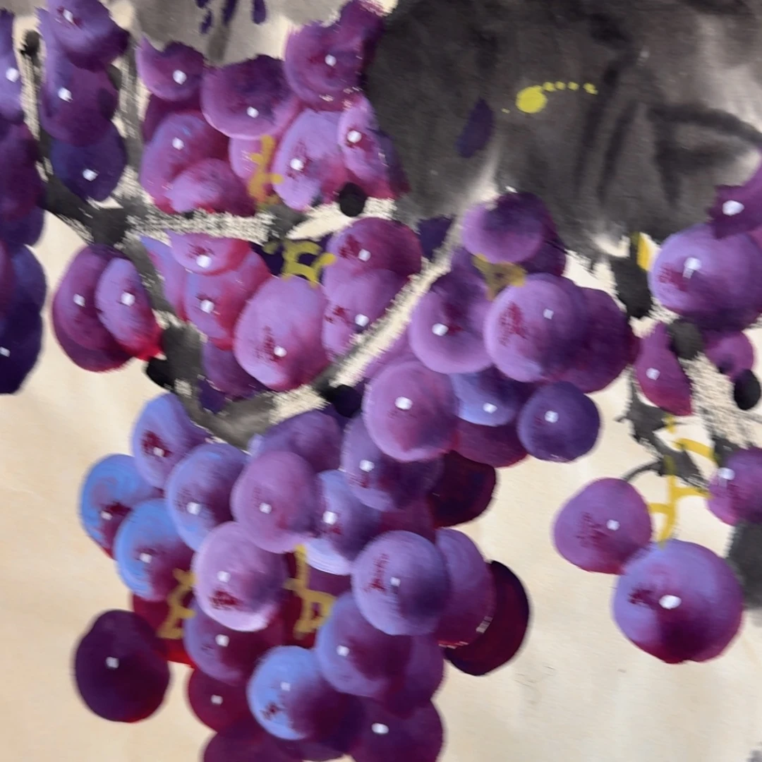 国画纯手绘山水花鸟作品