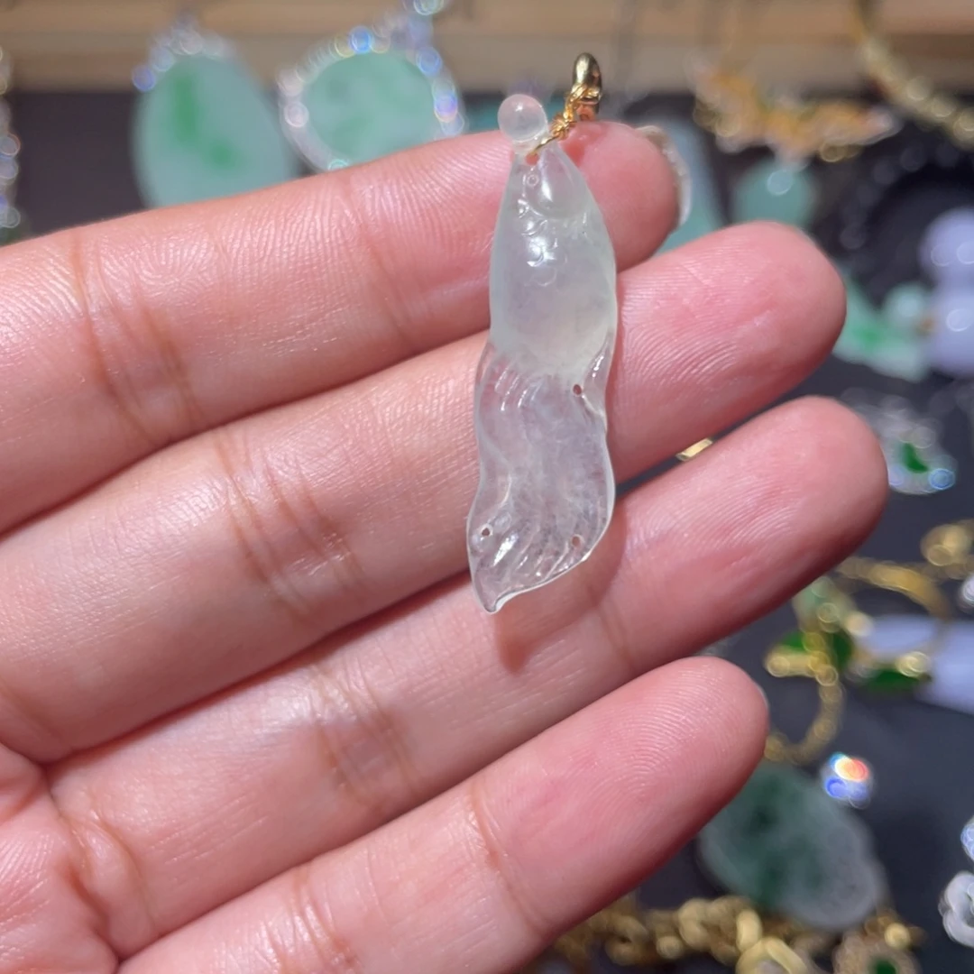 翡翠未镶嵌颈饰天然翡翠