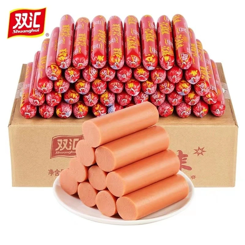 双汇火腿肠粗大整箱批泡面搭档蒸煮煎炸淀粉肉烧烤肉香美味零食