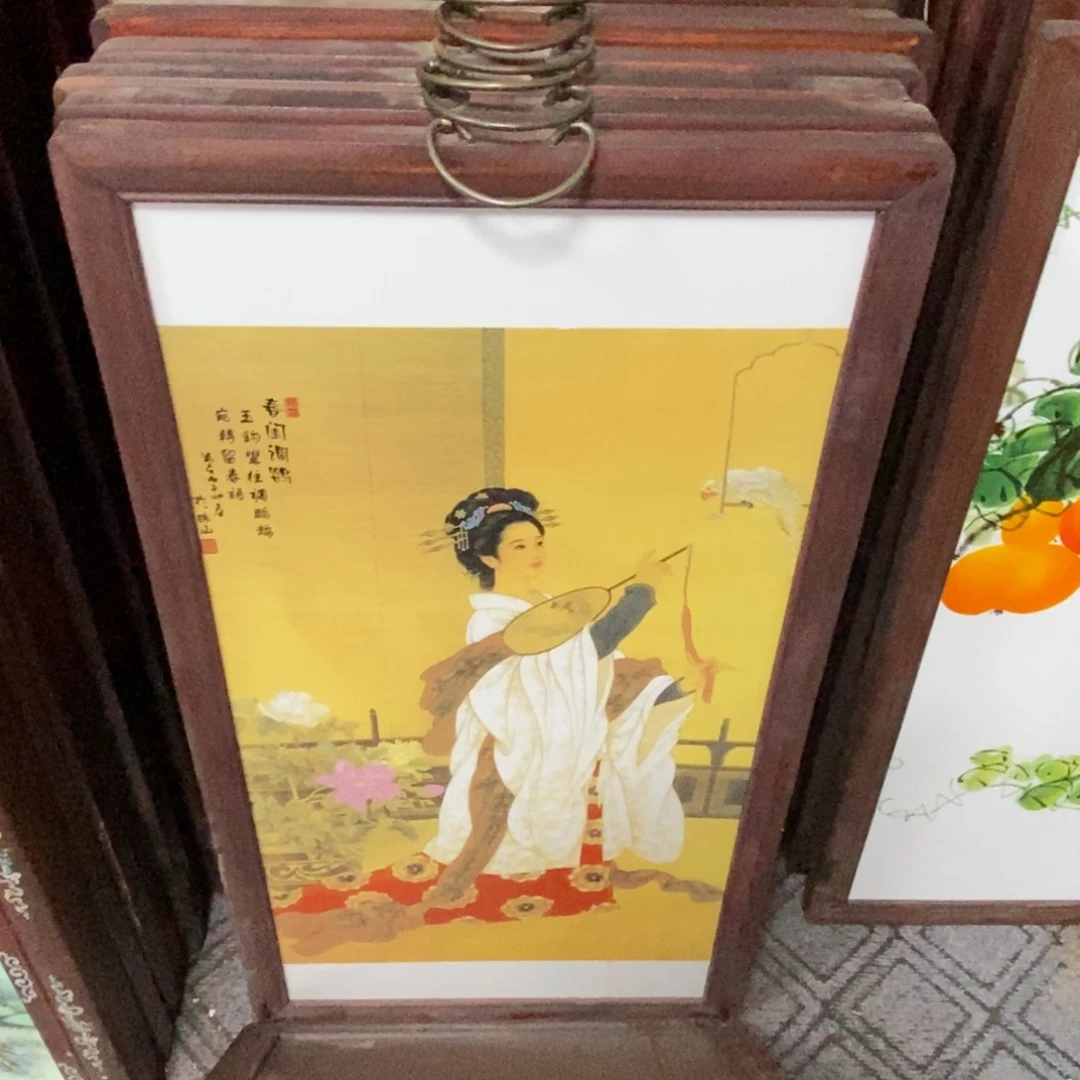 瓷片86*46*1景德镇瓷板画柴窑烧制