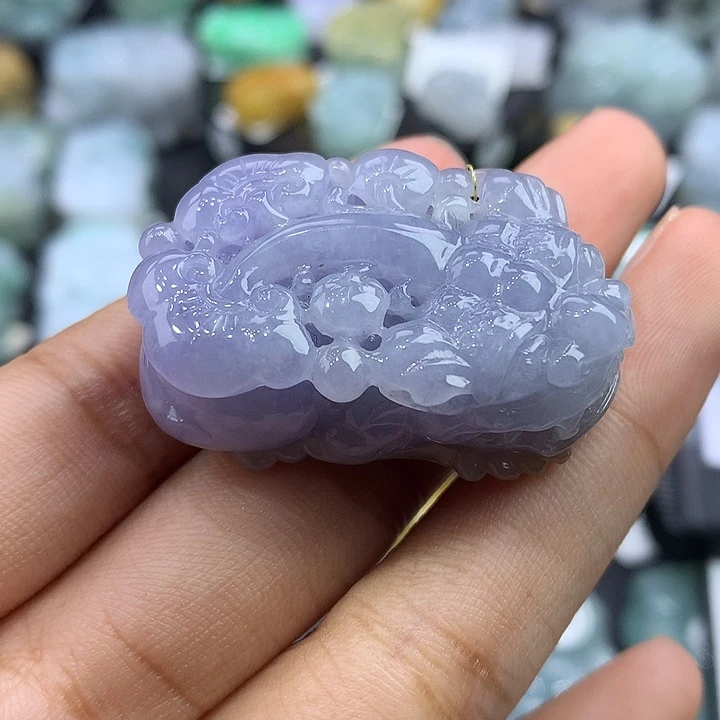 翡翠未镶嵌颈饰天然缅甸翡翠