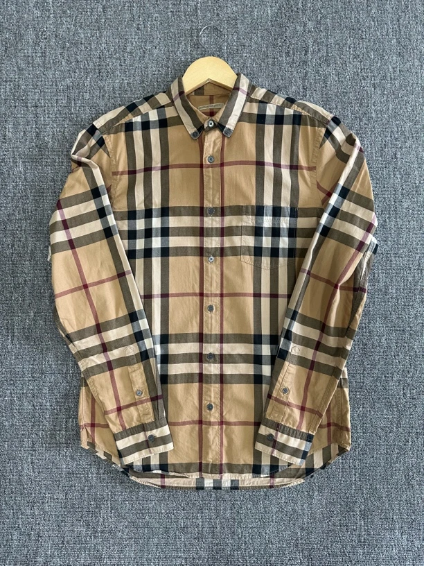 99新 BURBERRY/博柏利 巴宝莉 格子衬衫 m