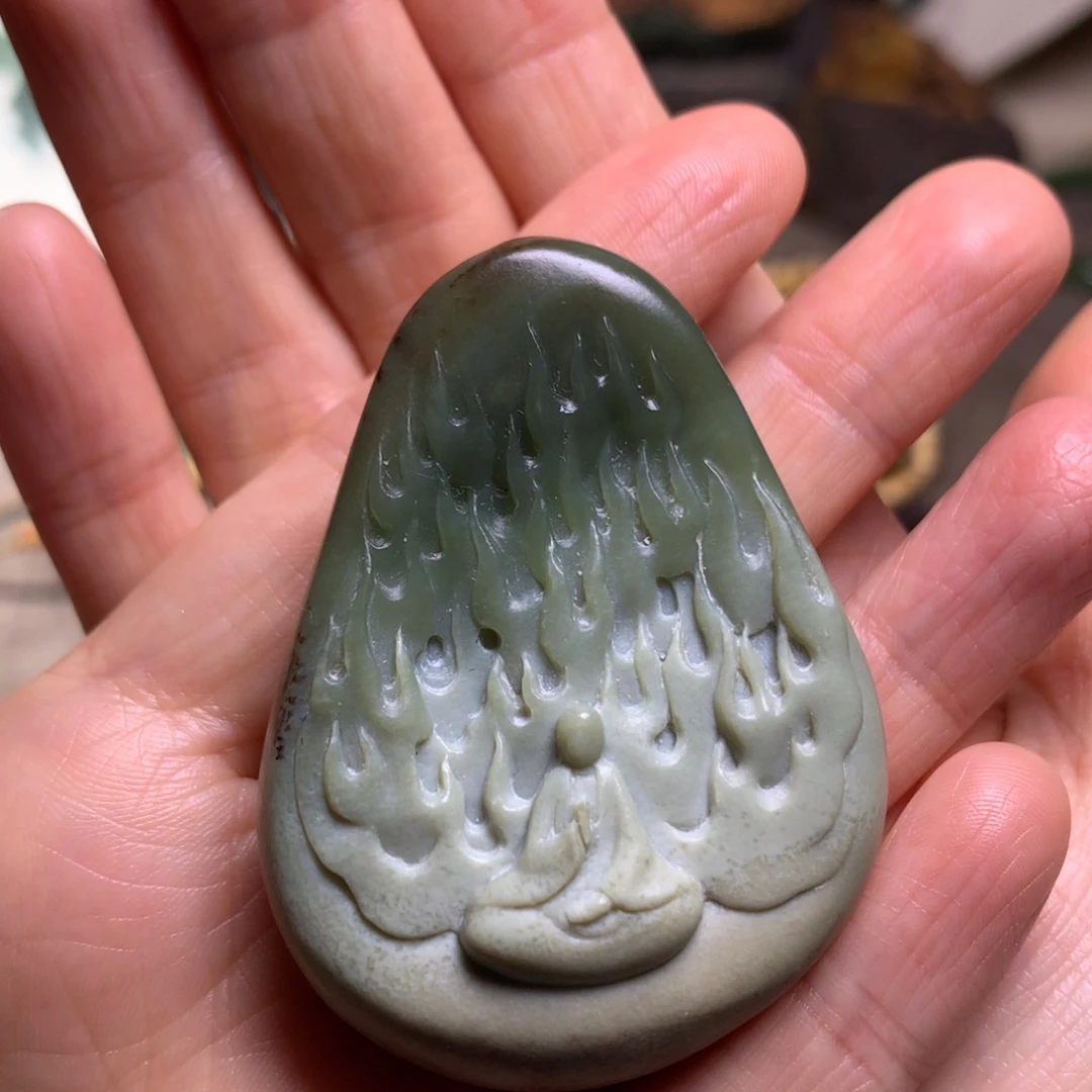 岫岩老玉（透闪石质玉）未镶嵌把件