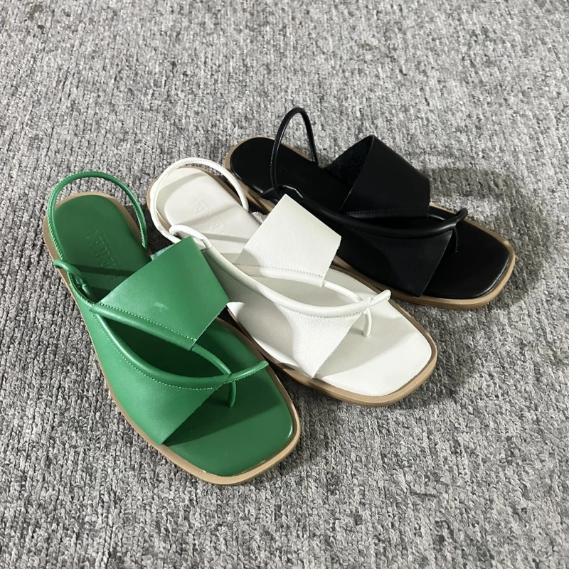 25款时尚休闲百搭外穿平底一字带凉鞋-0640