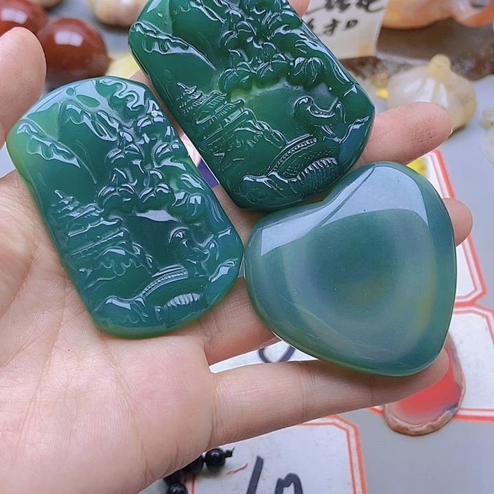 【闪购商品】未镶嵌玛瑙/玉髓珠宝半成品?****n